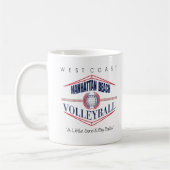 Manhattan- BeachVolleyball-Geschenk Kaffeetasse (Links)