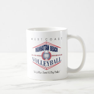 Manhattan- BeachVolleyball-Geschenk Kaffeetasse