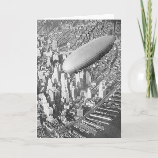Manhattan Blimp Karte (Vorderseite)