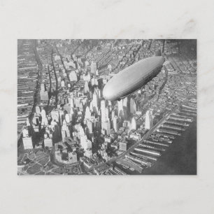 Manhattan Blimp Postkarte