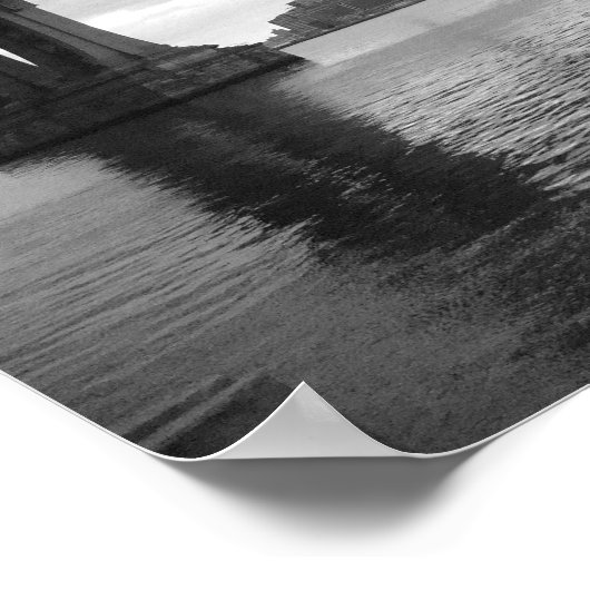 Manhattan Bridge - 15 x 11 Plakat - keine Grenze (Ecke)