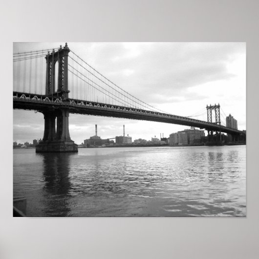 Manhattan Bridge - 15 x 11 Plakat - keine Grenze (Vorne)