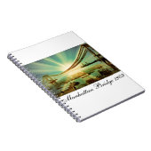 Manhattan Bridge 1909 Notizblock (Rechte Seite)