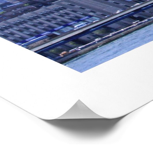 Manhattan Bridge A2 des NYC Poster (Ecke)