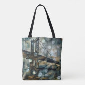 Manhattan Bridge abstrakt Tasche (Rückseite)