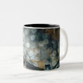 Manhattan Bridge abstrakt Zweifarbige Tasse (VorderseiteRechts)