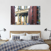 Manhattan Bridge bei Sunset Leinwanddruck (Insitu (Schlafzimmer))
