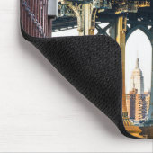 Manhattan Bridge bei Sunset Mouse Pad Mousepad (Ecke)