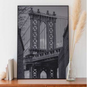 Manhattan Bridge, Dumbo, Brooklyn NYC Fotografie  Poster