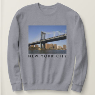 Manhattan Bridge East River   New York City Sweatshirt