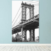 Manhattan Bridge Leinwanddruck (Insitu (Holzboden))