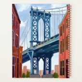 Manhattan Bridge New York City Gemälde Planer (Rückseite)