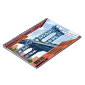 Manhattan Bridge New York City Painting Notizblock (Linke Seite)