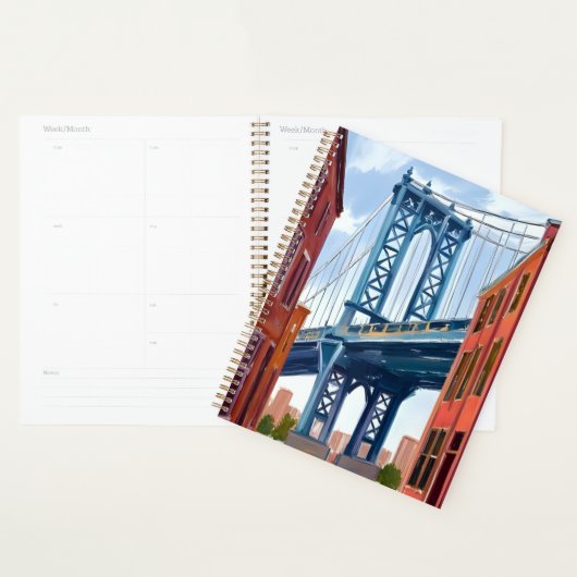 Manhattan Bridge New York City Painting Planer (Anzeige)