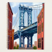 Manhattan Bridge New York City Painting Planer (Vorderseite)