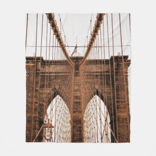 MANHATTAN BRIDGE NEW YORK FLEECEDECKE
