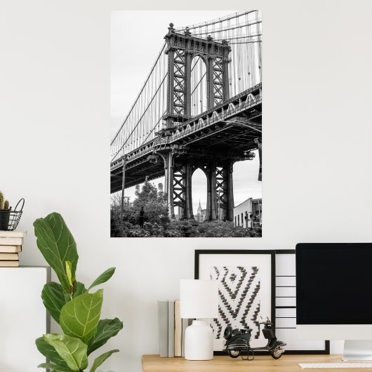 Manhattan Bridge Poster (Heimbüro)
