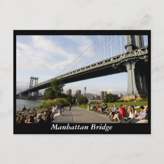 Manhattan Bridge Postkarte