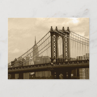 Manhattan Bridge Postkarte