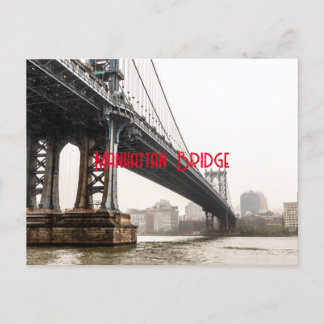 Manhattan Bridge Postkarte