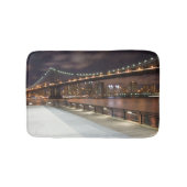 Manhattan Bridge und NYC Skyline Badematte (Vorderseite)