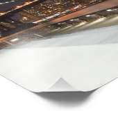 Manhattan Bridge und NYC Skyline Fotodruck (Ecke)