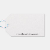 Manhattan Bridge und NYC Skyline Geschenkanhänger (Rückseite Horizontal)