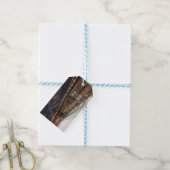 Manhattan Bridge und NYC Skyline Geschenkanhänger (Mit Garn)