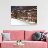 Manhattan Bridge und NYC Skyline Leinwanddruck (Insitu (Wohnzimmer))