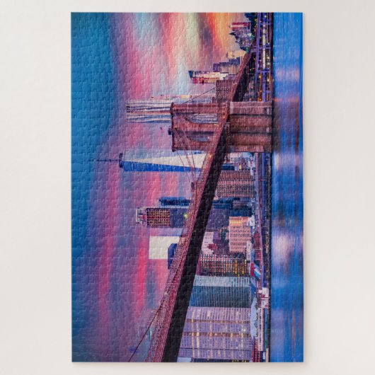 Manhattan Brooklyn Bridge New York Jigsaw Puzzle (Vertikal)