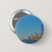 Manhattan Brooklyn New York NYC Button (Vorne & Hinten)