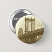 Manhattan-Brücke Button (Vorne & Hinten)