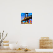 Manhattan-Brücke Collage Poster (Küche)