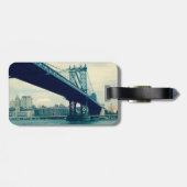 Manhattan-Brücke, New- York Gepäckanhänger (Rückseite horizontal)
