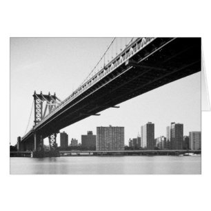 Manhattan-Brücke und Skyline, New York, US