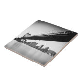 Manhattan-Brücke und Skyline, New York, US Fliese (Seite)