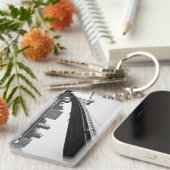 Manhattan-Brücke und Skyline, New York, US Schlüsselanhänger (Vorderseite rechts)