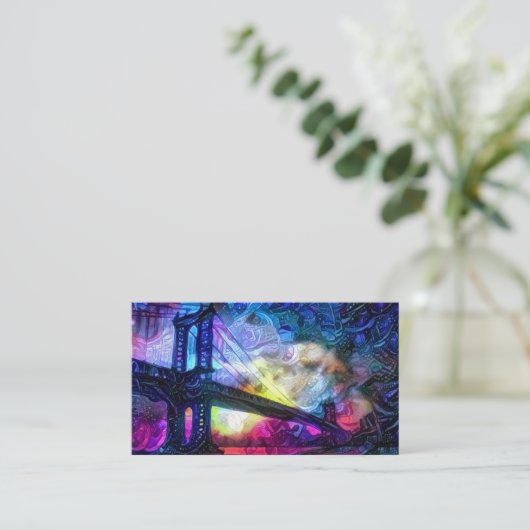 Manhattan-Brücke Visitenkarte (Stehend Vorderseite)