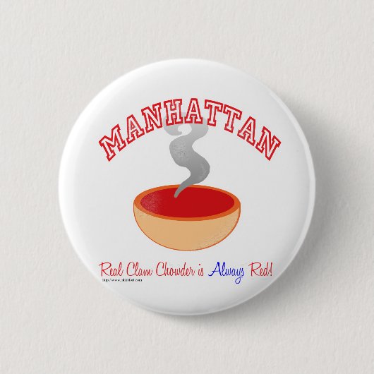 Manhattan Chowder War Button (Vorderseite)