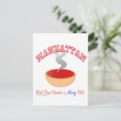 Manhattan Chowder War Postkarte (Stehend Vorderseite)