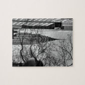 Manhattan Chrysler Gebäude im Winterpuzzle Puzzle (Horizontal)