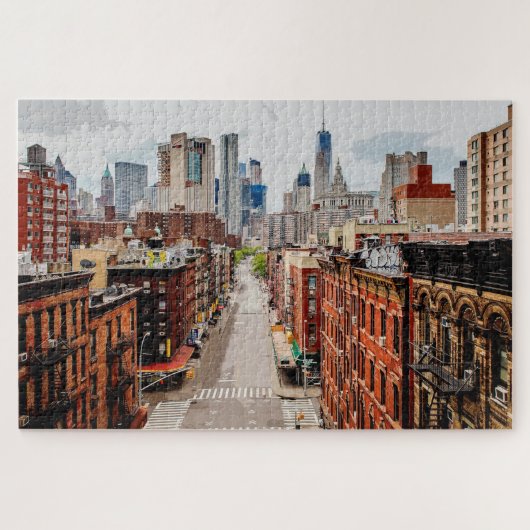 Manhattan Cityscape New York City Puzzle (Horizontal)