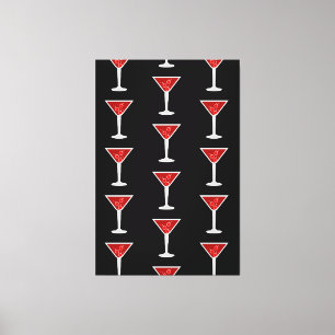 Manhattan Cocktail Barkeeper Alcohol Liquor Leinwanddruck