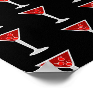 Manhattan Cocktail Barkeeper Alcohol Liquor Liebha Poster