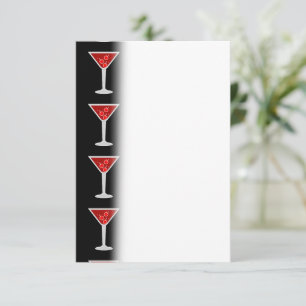 Manhattan Cocktail Barkeeper Alkohol Likör Liebhab Dankeskarte
