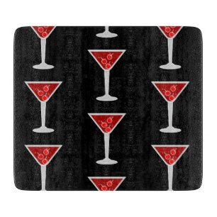 Manhattan Cocktail Barkeeper Alkohol Schnaps Liebh Schneidebrett