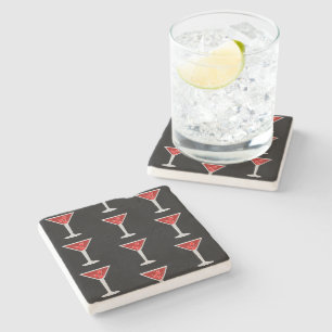 Manhattan Cocktail Barkeeper Alkohol Schnaps Liebh Steinuntersetzer