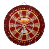 Manhattan Cocktail Dartscheibe (vorne)