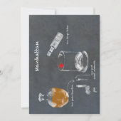 Manhattan Cocktail Einladung (Vorderseite)