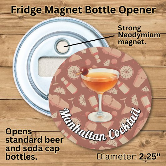 Manhattan Cocktail Flaschenöffner